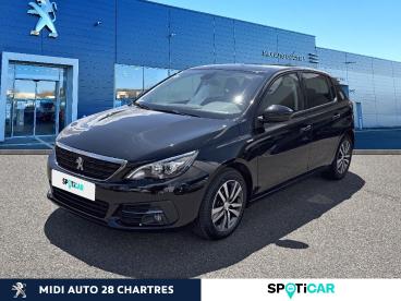 SPOTICAR Peugeot 308 1.2 Puretech 110ch S&s Style Occasion - Berline Essence Noir Perla Nera - Fontenay Sur Eure - 1203689124_1