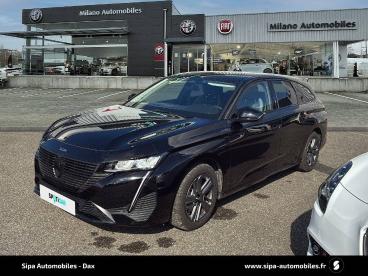 SPOTICAR Peugeot 308 Sw Puretech 130ch S&s Eat8 Allure Occasion - Break Essence Noir - Dax - 1203729056_1