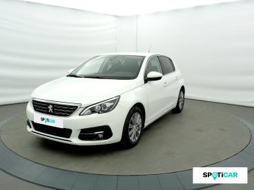 SPOTICAR Peugeot 308 1.2 Puretech 110ch S&s Allure Occasion - Berline Essence Blanc - Grenoble - 1203741421_1