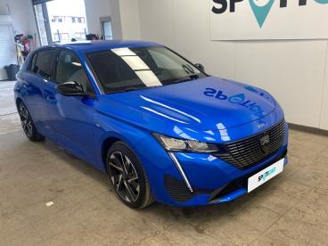 SPOTICAR Peugeot 308 Phev 180 E-eat8 Allure Pack Occasion - Berline Hybride Rechargeable Bleu Clair - Le Bouscat - 1203751604_3