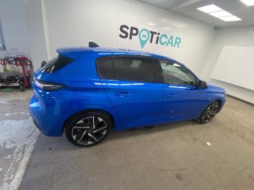 SPOTICAR Peugeot 308 Phev 180 E-eat8 Allure Pack Occasion - Berline Hybride Rechargeable Bleu Clair - Le Bouscat - 1203751604_4