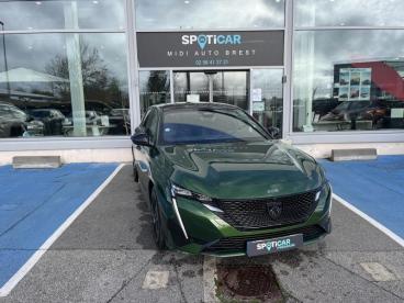 SPOTICAR Peugeot 308 E-308 156ch Batterie 54 Kwh Gt + Toit Ouvrant / Vi Occasion - Berline Electrique Vert Olivine (m) - Brest - 1203752655_2