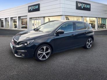 SPOTICAR Peugeot 308 Puretech 130ch S&s Eat8 Gt Line Occasion - Berline Essence Noir - Saint Malo - 1203759666_1
