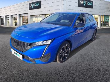 SPOTICAR Peugeot 308 Phev 180 E-eat8 Allure Pack Occasion - Berline Hybride Rechargeable Bleu Clair - Lormont - 1203761558_1