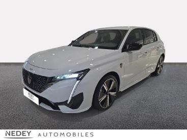 SPOTICAR Peugeot 308 1.2 Hybrid 136ch Gt E-dcs6 Occasion - Berline Hybride Blanc Okénite (m) - Montbeliard - 1203764494_1