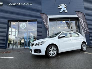 SPOTICAR Peugeot 308 Bluehdi 100 S&s Premium Pack Occasion - Utilitaire Diesel Blanc - Loudeac - 1203769748_1