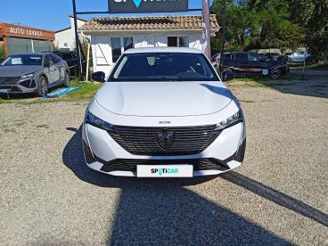 SPOTICAR Peugeot 308 Hybrid 145 E-dcs6 Allure Occasion - Berline Essence Blanc - Begles - 1203785855_2