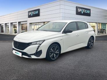 SPOTICAR Peugeot 308 Phev 180 E-eat8 Active Pack Occasion - Berline Hybride Rechargeable Blanc - Noyon - 1203800282_1