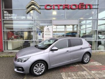 SPOTICAR Peugeot 308 1.5 Bluehdi 100ch S&s Allure Pack Occasion - Berline Diesel Gris Artense - Ploemeur - 1203878931_1