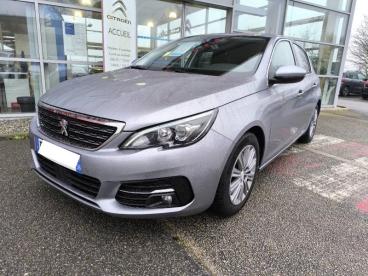 SPOTICAR Peugeot 308 1.5 Bluehdi 100ch S&s Allure Pack Occasion - Berline Diesel Gris Artense - Ploemeur - 1203878931_2