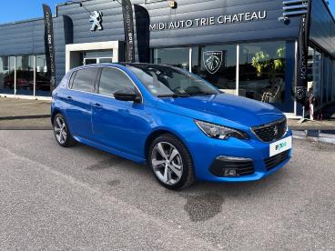 SPOTICAR Peugeot 308 1.2 Puretech 130ch S&s Gt Eat8 Occasion - Berline Essence Bleu Vertigo - Trie ChÂteau - 1203916594_3