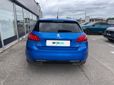 SPOTICAR Peugeot 308 1.2 Puretech 130ch S&s Gt Eat8 Occasion - Berline Essence Bleu Vertigo - Trie ChÂteau - 1203916594_5