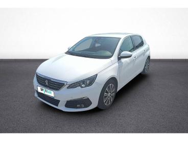 SPOTICAR Peugeot 308 Bluehdi 130ch S&s Eat8 Allure Business Occasion - Berline Diesel Blanc - Aubenas - 1203974524_1