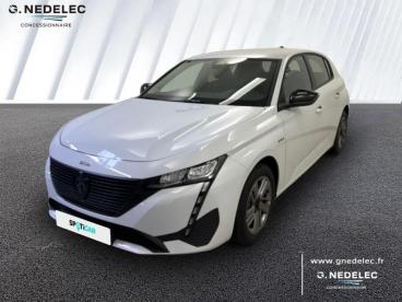 SPOTICAR Peugeot 308 1.5 Bluehdi 130ch S&s Style Eat8 Occasion - Berline Diesel Blanc Okénite (m) - Brest - 1203999685_1