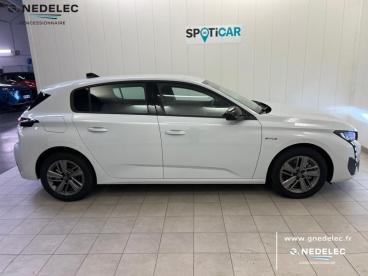 SPOTICAR Peugeot 308 1.5 Bluehdi 130ch S&s Style Eat8 Occasion - Berline Diesel Blanc Okénite (m) - Brest - 1203999685_5