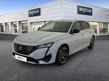 SPOTICAR Peugeot 308 Bluehdi 130ch S&s Eat8 Allure Occasion - Berline Diesel Blanc - Thouars - 1204000011_1