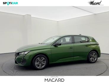 SPOTICAR Peugeot 308 1.5 Bluehdi 130ch S&s Active Pack Occasion - Berline Diesel Vert Olivine (m) - Montauban - 1204009124_1