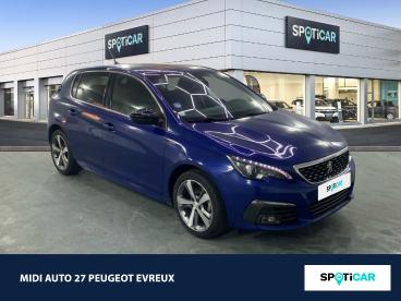 SPOTICAR Peugeot 308 1.2 Puretech 130ch S&s Gt Line Occasion - Berline Essence Bleu Magnetic - Normanville - 1204015538_3