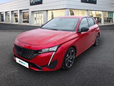 SPOTICAR Peugeot 308 Phev 180 E-eat8 Allure Occasion - Berline Hybride Rechargeable Rouge - Vitre - 1204045393_1