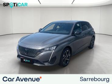 SPOTICAR Peugeot 308 Hybrid 145 E-dcs6 Allure Occasion - Berline Hybride Gris - Sarrebourg - 1204052003_1