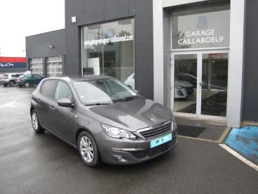 SPOTICAR Peugeot 308 1.6 Bluehdi 100 S&s Style Occasion - Berline Diesel Gris Foncé - Bain De Bretagne - 1204052938_1