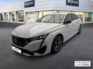 SPOTICAR Peugeot 308 Sw Bluehdi 130ch S&s Eat8 Allure Occasion - Break Diesel Blanc - St Mitre Les Remparts - 1204103148_1
