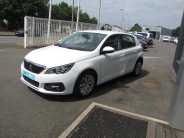 SPOTICAR Peugeot 308 Bluehdi 100 S&s Premium Pack Occasion - Berline Diesel Blanc - Bain De Bretagne - 1204119561_2