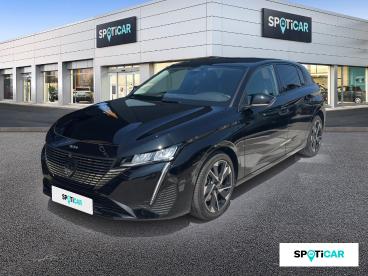 SPOTICAR Peugeot 308 Hybrid 145 E-dcs6 Allure Occasion - Berline Essence Noir - Dole - 1204125674_1