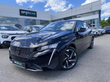 SPOTICAR Peugeot 308 Phev 180ch Allure Pack E-eat8 Occasion - Berline Hybride Rechargeable Noir Perla Nera (m) - Brest - 1204134050_1