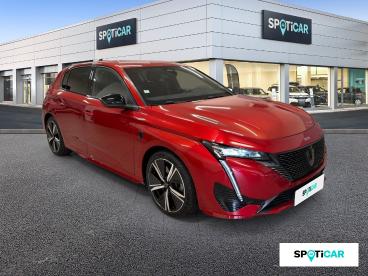 SPOTICAR Peugeot 308 Phev 180 E-eat8 Gt Occasion - Berline Hybride Rechargeable Rouge - Beaune - 1204136759_5
