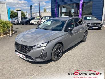 SPOTICAR Peugeot 308 1.2 Hybrid 145ch Allure E-dcs6 Occasion - Berline Hybride Gris Sélénium (m) - Romorantin - 1204145662_1