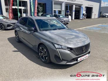 SPOTICAR Peugeot 308 1.2 Hybrid 145ch Allure E-dcs6 Occasion - Berline Hybride Gris Sélénium (m) - Romorantin - 1204145662_2