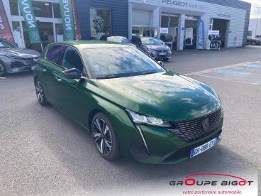SPOTICAR Peugeot 308 1.2 Puretech 130ch S&s Allure Occasion - Berline Essence Vert Olivine (m) - Romorantin - 1204147313_2