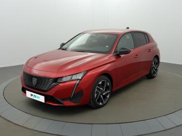 SPOTICAR Peugeot 308 1.2 Hybrid 145ch Allure E-dcs6 Neuf + Cuir + Optio Occasion - Berline Hybride Rouge Elixir (s) - Montauban - 1204169224_1