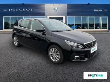 SPOTICAR Peugeot 308 1.2 Puretech 130 Allure / Navigation + Car Play + Occasion - Berline Essence Noir Perla Nera - Limoges - 1204185133_3