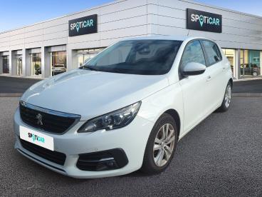 SPOTICAR Peugeot 308 Bluehdi 130ch S&s Eat8 Active Business Occasion - Berline Diesel Blanc - Le Grand Quevilly - 1204195967_1