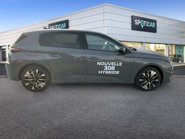 SPOTICAR Peugeot 308 1.2 Hybrid 145ch Allure E-dcs6 Occasion - Berline Hybride Gris Sélénium (m) - Bourgoin Jallieu - 1204246573_4