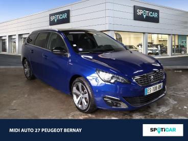 SPOTICAR Peugeot 308 Sw 1.2 Puretech 130ch Gt Line S&s Occasion - Break Essence Bleu Magnetic - Bernay - 1203079676_3