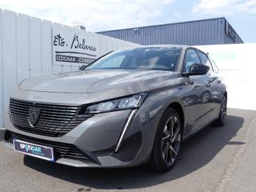 SPOTICAR Peugeot 308 Sw Bluehdi 130 Eat8 Allure Occasion - Break Diesel Gris Clair - Lezignan corbieres - 1203178380_1