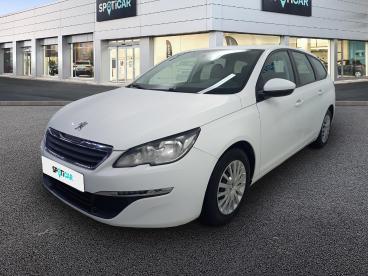 SPOTICAR Peugeot 308 Sw 1.2 Ess 110ch Access Business S&s Occasion - Break Essence Blanc Banquise - St-renan - 1203475478_1