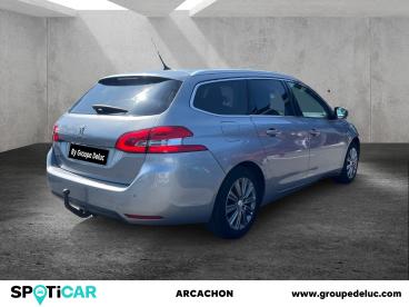 SPOTICAR Peugeot 308 Sw 1.2 Puretech 130ch E6.c S&s Allure Eat8 Occasion - Break Essence Gris Artense - La Teste De Buch - 1203535960_2