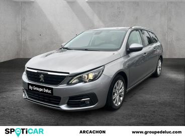 SPOTICAR Peugeot 308 Sw 1.2 Puretech 110ch E6.c S&s Style Occasion - Break Essence Gris Artense - La Teste De Buch - 1203594790_1