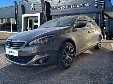 SPOTICAR Peugeot 308 Sw 1.6 Bluehdi 120ch Allure S&s Occasion - Break Diesel Gris Platinium - Trie ChÂteau - 1203699291_1