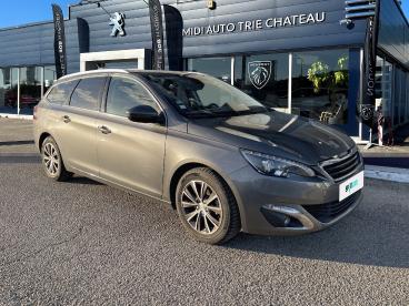 SPOTICAR Peugeot 308 Sw 1.6 Bluehdi 120ch Allure S&s Occasion - Break Diesel Gris Platinium - Trie ChÂteau - 1203699291_3