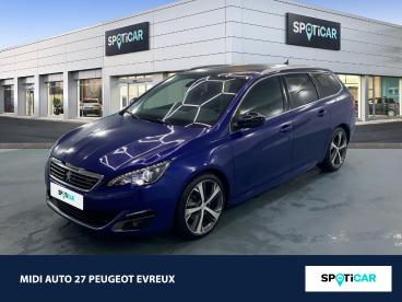 SPOTICAR Peugeot 308 Sw 1.2 Puretech 130ch Gt Line S&s Occasion - Break Essence Bleu Magnetic - Normanville - 1203726831_1
