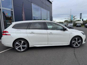 SPOTICAR Peugeot 308 Sw Bluehdi 130 Eat8 S&s Sw Gt Line Occasion - Break Diesel Blanc - Tresses - 1203763067_4
