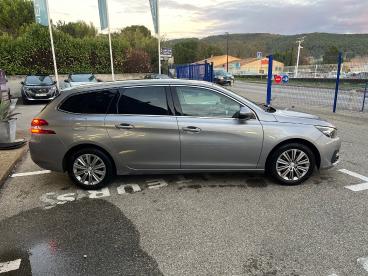 SPOTICAR Peugeot 308 Sw 1.2 Puretech 130 S&s Eat6 Allure Occasion - Break Essence Gris Clair - Vaison La Romaine - 1203769731_4