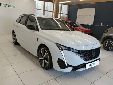 SPOTICAR Peugeot 308 Sw 1.5 Bluehdi 130ch S&s Gt Eat8 Occasion - Break Diesel Blanc Okénite (m) - Concarneau - 1203788774_3