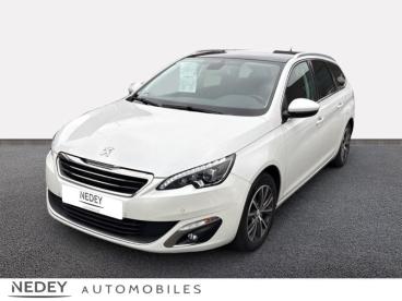 SPOTICAR Peugeot 308 Sw 1.2 Puretech 130ch Allure S&s Eat6 Occasion - Break Essence Blanc Nacré - Voujeaucourt - 1203878799_1