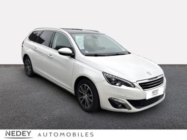 SPOTICAR Peugeot 308 Sw 1.2 Puretech 130ch Allure S&s Eat6 Occasion - Break Essence Blanc Nacré - Voujeaucourt - 1203878799_3